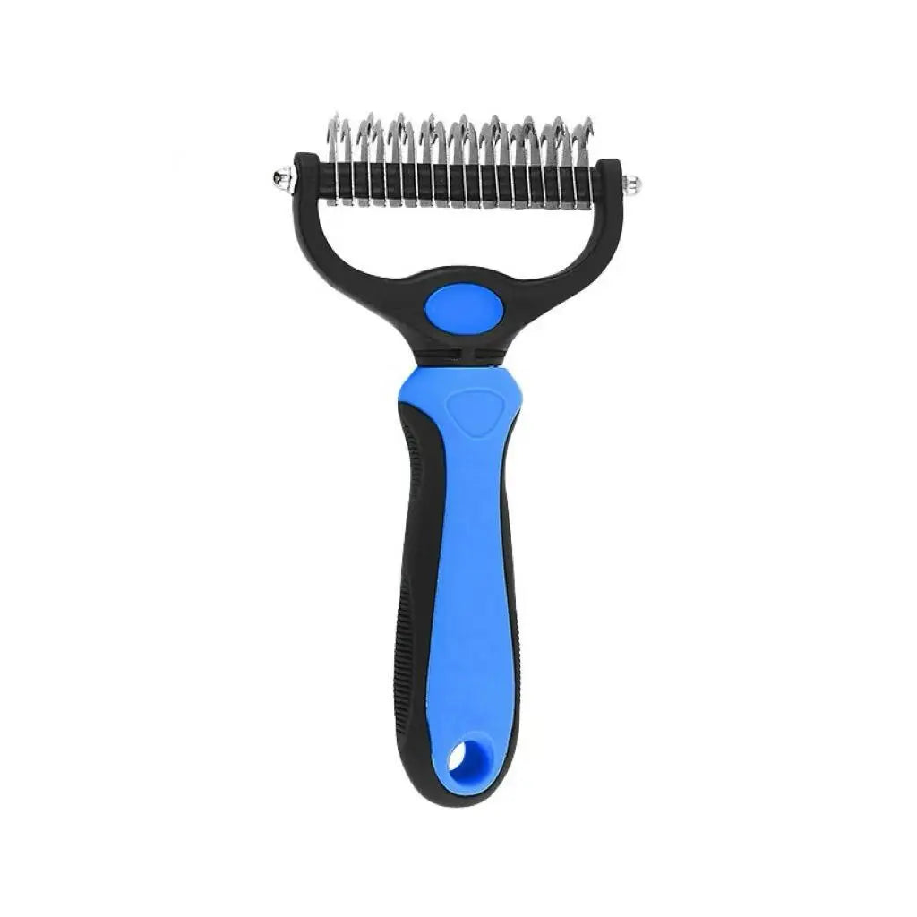 #Summervibes #Petlovers Pet Dematting Undercoat Rake, Double-Sided Deshedding Brush for Dogs & Cats Comb , Pain-Free Tangle Remover, Reduces Shedding & Mats, Grooming Tool，N2