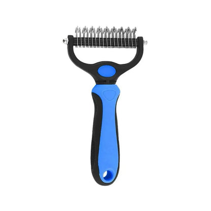 #Summervibes #Petlovers Pet Dematting Undercoat Rake, Double-Sided Deshedding Brush for Dogs & Cats Comb , Pain-Free Tangle Remover, Reduces Shedding & Mats, Grooming Tool，N2